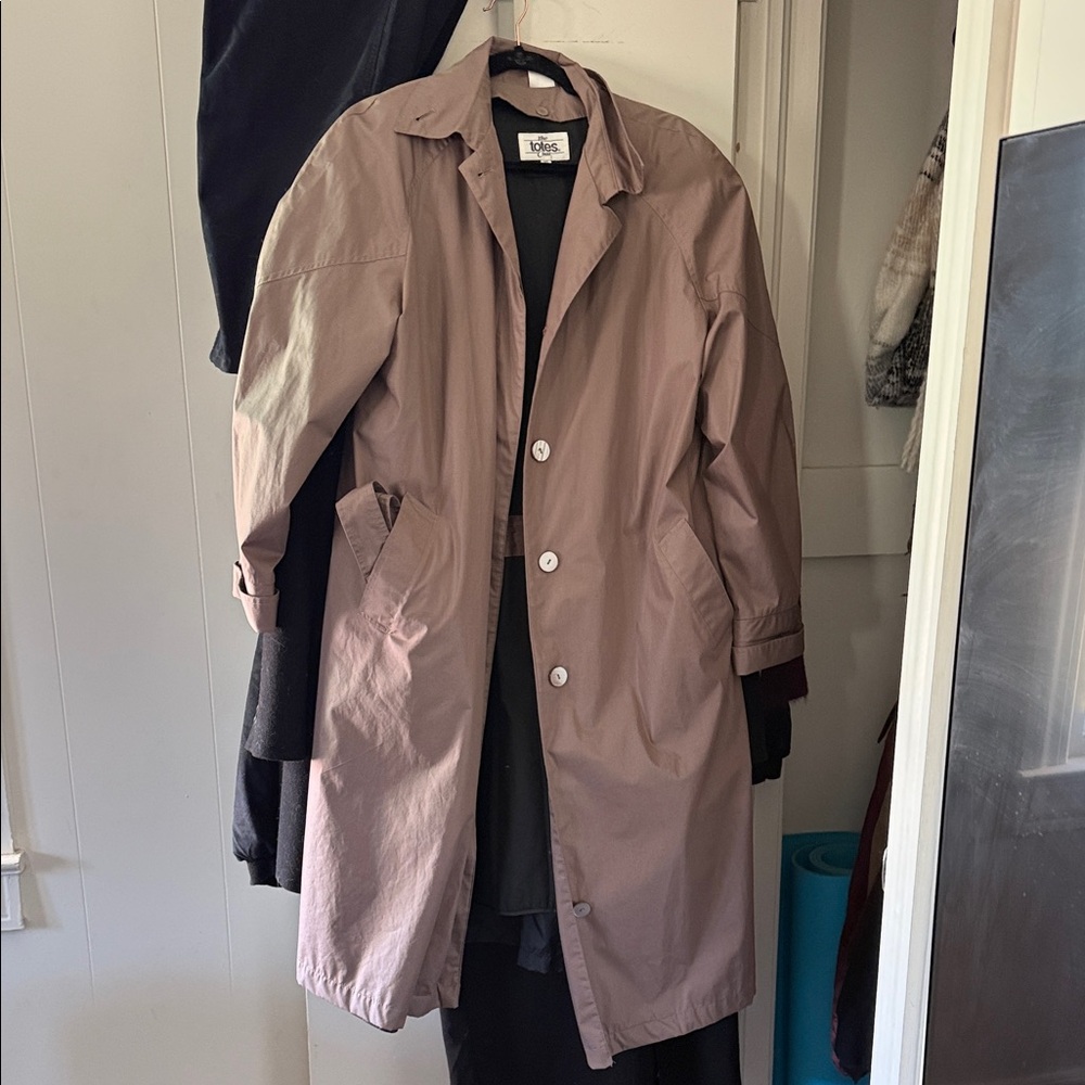 Totes coat Mauve Trench Coat